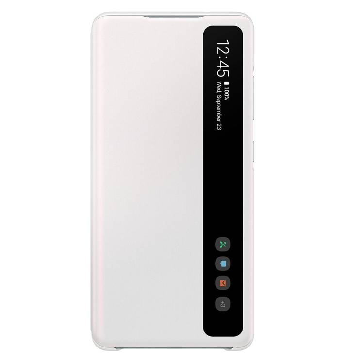 Etui Samsung Smart CLEAR View Cover Biały do Galaxy S20 FE (EF-ZG780CWEGEE)