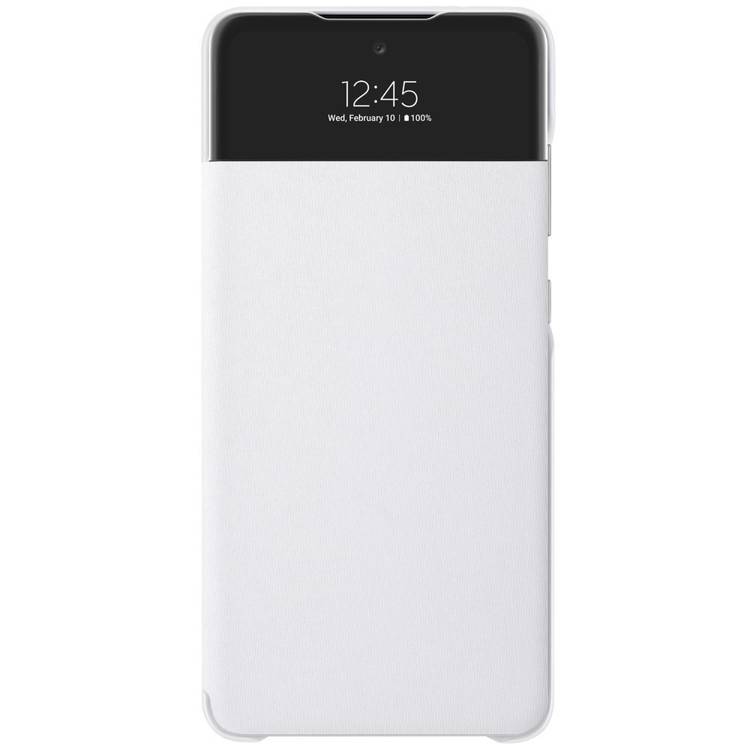 Etui Samsung Smart S View Wallet Cover Białe do Galaxy A72 (EF-EA725PWEGEW) /OUTLET