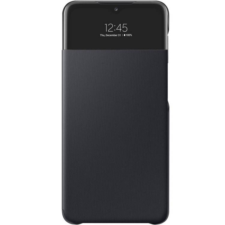 Etui Samsung Smart S View Wallet Cover Czarne do Galaxy A32 5G (EF-EA326PBEGEW)