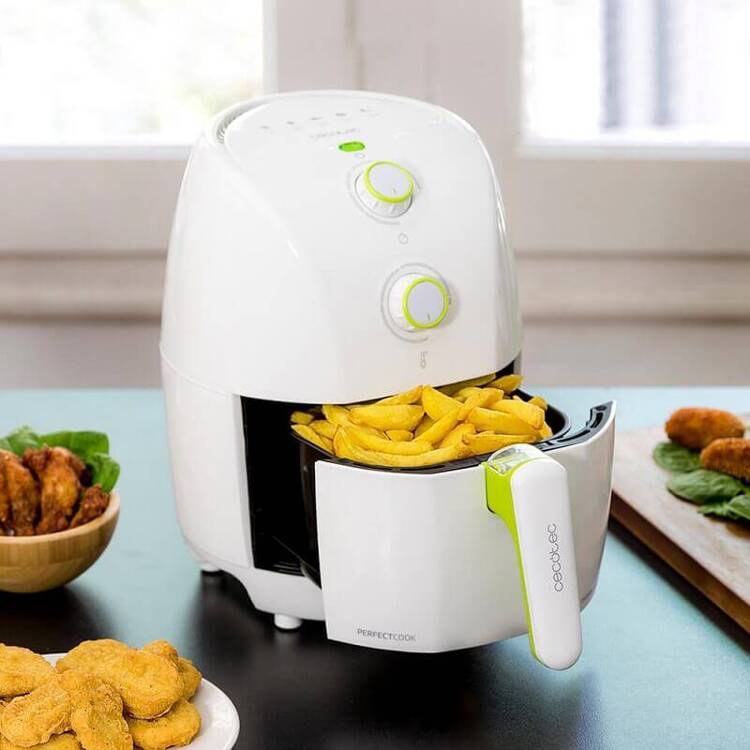 Frytkownica beztłuszczowa Cecotec Cecofry Compact Rapid White 1.5L Biała