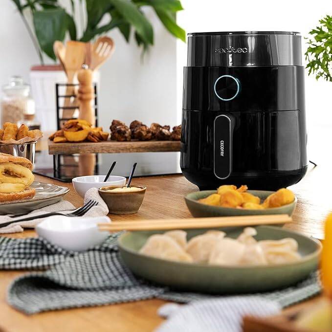 Frytkownica beztłuszczowa Cecotec Cecofry Essential Rapid Moon Touch Air Fryer Czarna 2.5l