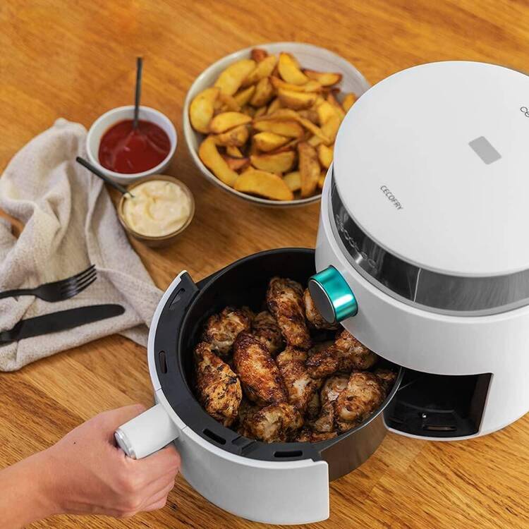 Frytkownica beztłuszczowa Cecotec Cecofry Essential Rapid Sun Touch Air Fryer Biała 2.5l