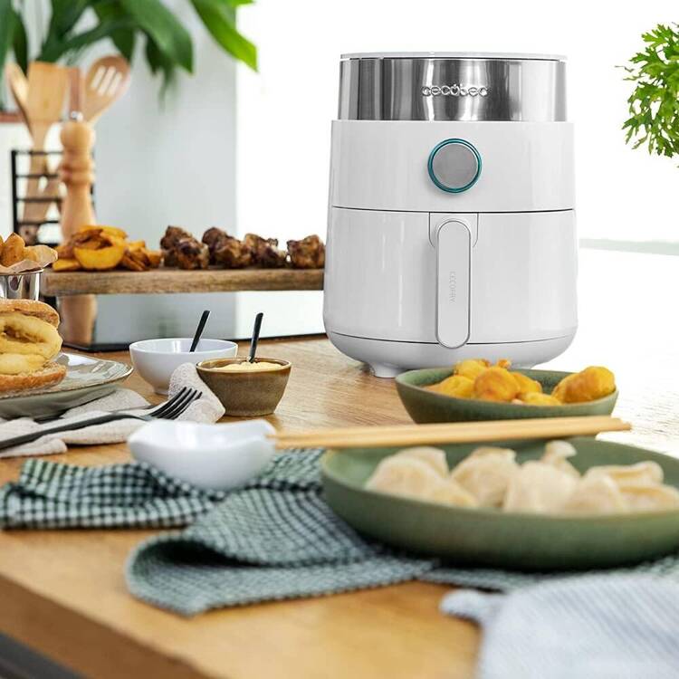 Frytkownica beztłuszczowa Cecotec Cecofry Essential Rapid Sun Touch Air Fryer Biała 2.5l