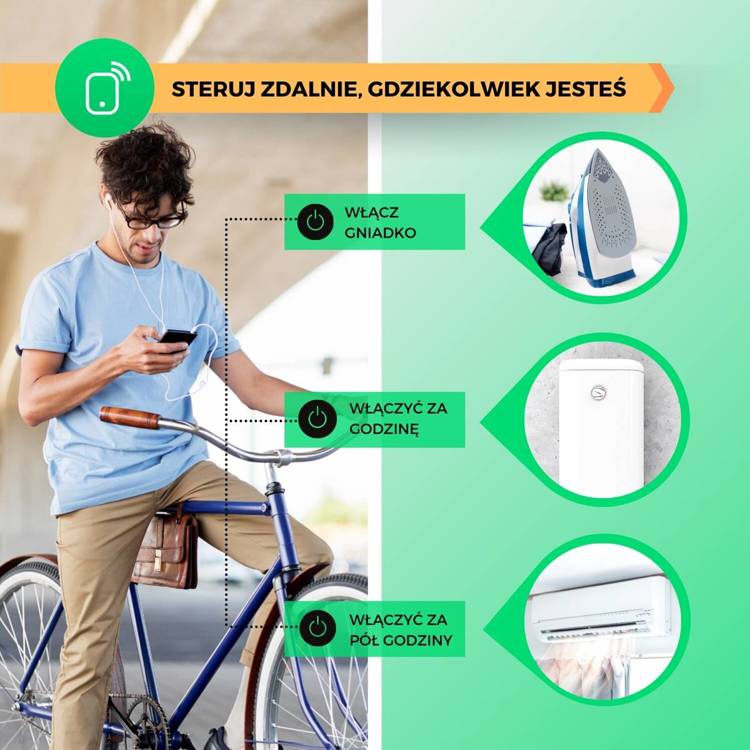 Inteligentne gniazdko wifi smart NOUS A1 (4pcs)