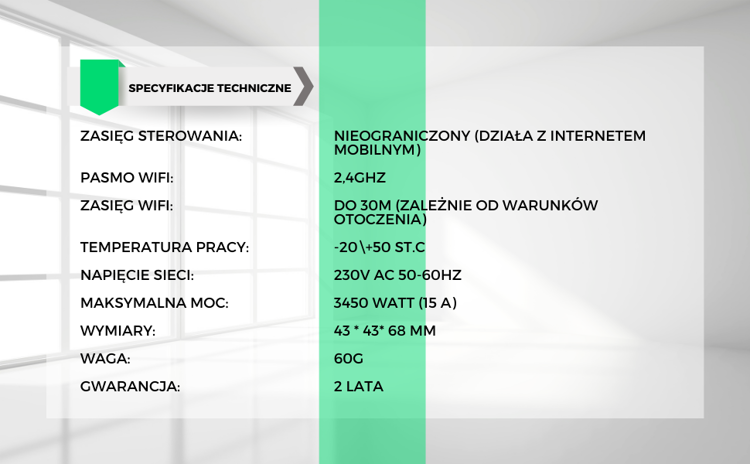 Inteligentne gniazdko wifi smart NOUS A1 (bez opakowania)