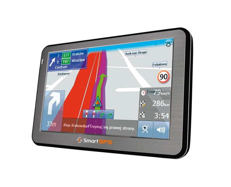 Nawigacja samochodowa SmartGPS SG777 512Mb OSM EU 7'' LifeTimeMaps /OUTLET