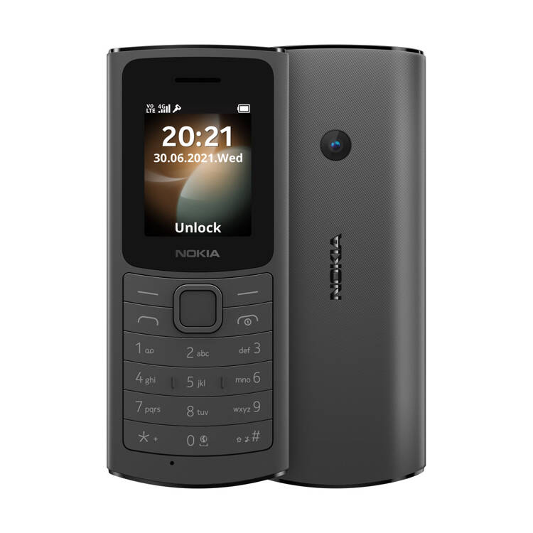 Nokia 110 4G Czarna Dual Sim /OUTLET