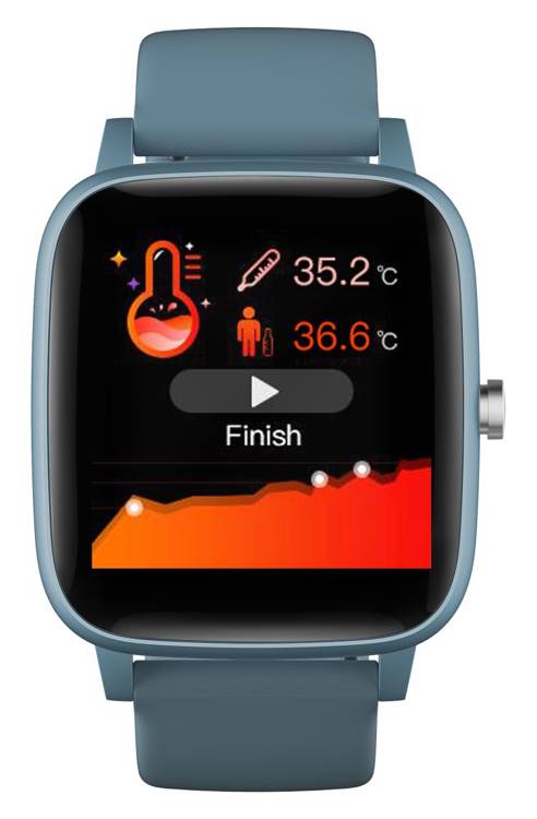 Smartwatch Bemi TER2 Niebieski