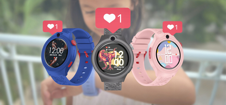 Smartwatch Dla Dzieci Bemi Moki Szary