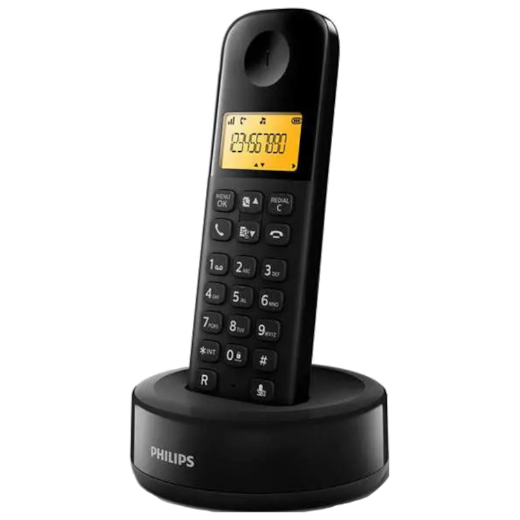 TELEFON STAJONARNY PHILIPS D1601B/53 BEZPRZEWODOWY