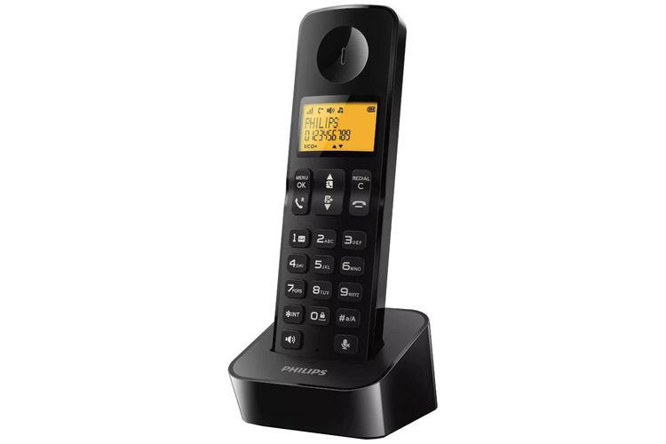 TELEFON STAJONARNY PHILIPS D2601B/53 BEZPRZEWODOWY