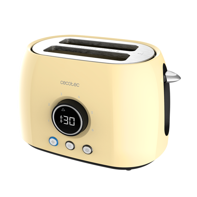 Toster cyfrowy podwójny ClassicToast 8000 Yellow Duble Cecotec Żółty 800W