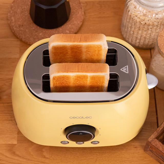 Toster cyfrowy podwójny ClassicToast 8000 Yellow Duble Cecotec Żółty 800W