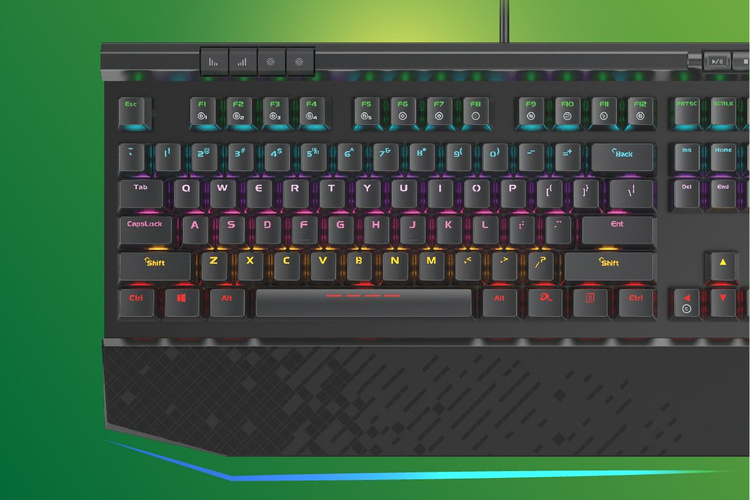 Vertux Klawiatura Mechaniczna Tactile anti-ghosting MECH Tungsten QWERTY RGB