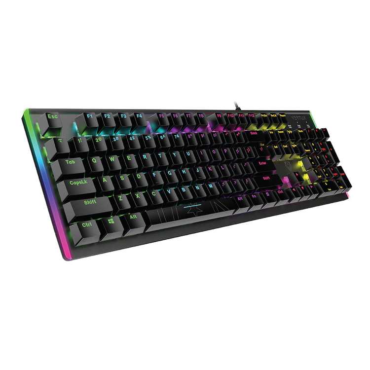 Vertux Klawiatura Mechaniczna anti-ghosting MECH COMANDO QWERTY RGB