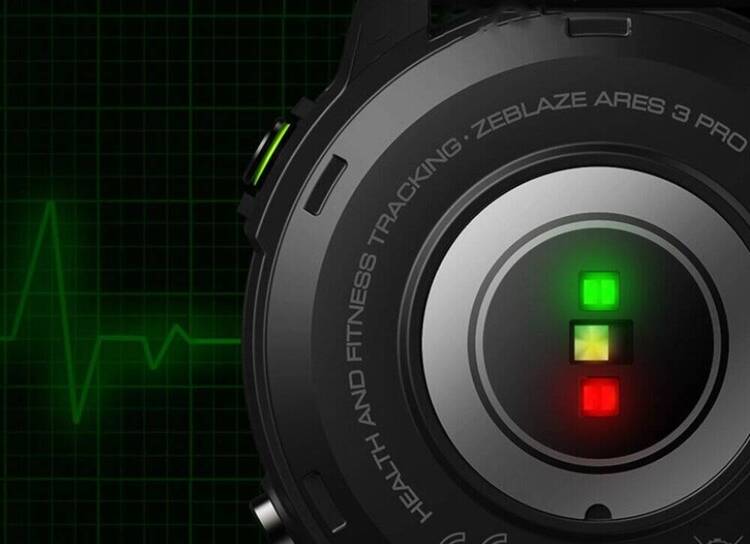 Zeblaze Smartwatch Ares 3 Pro Abyss Black AMOLED Wytrzymałość klasy militarnej Monitoring zdrowia 