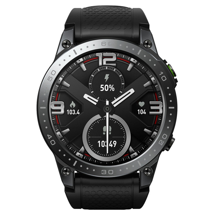 Zeblaze Smartwatch Ares 3 Pro Abyss Black AMOLED Wytrzymałość klasy militarnej Monitoring zdrowia 