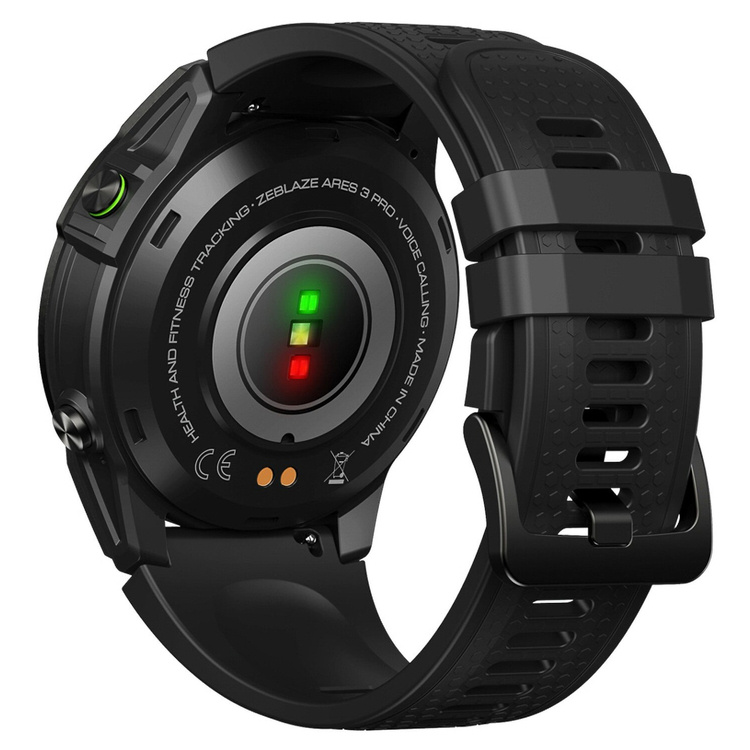 Zeblaze Smartwatch Ares 3 Pro Abyss Black AMOLED Wytrzymałość klasy militarnej Monitoring zdrowia 