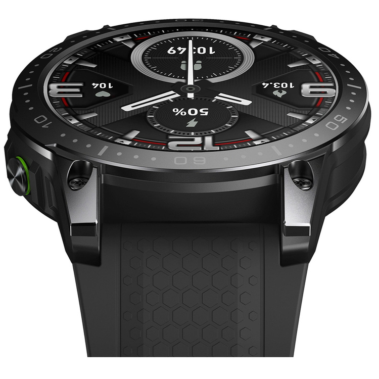 Zeblaze Smartwatch Ares 3 Pro Abyss Black AMOLED Wytrzymałość klasy militarnej Monitoring zdrowia 