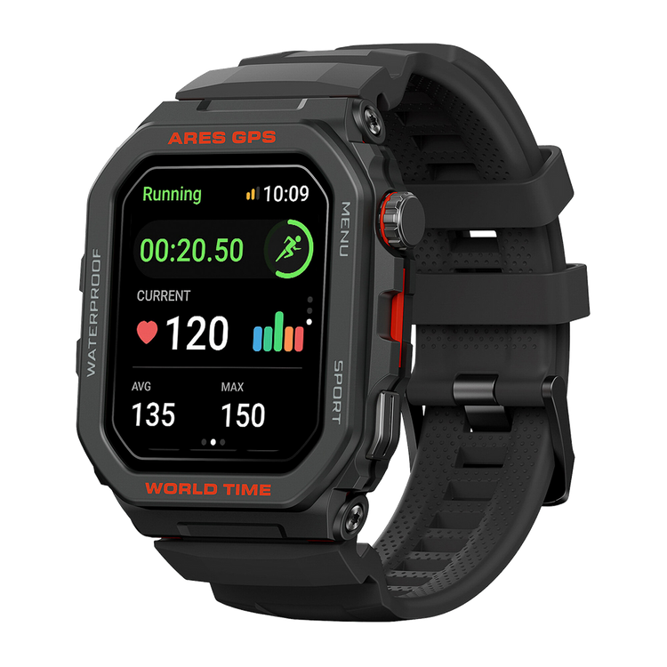 Zeblaze Smartwatch Ares GPS Lava Black wsparcie asystenta głosowego dla Alexa