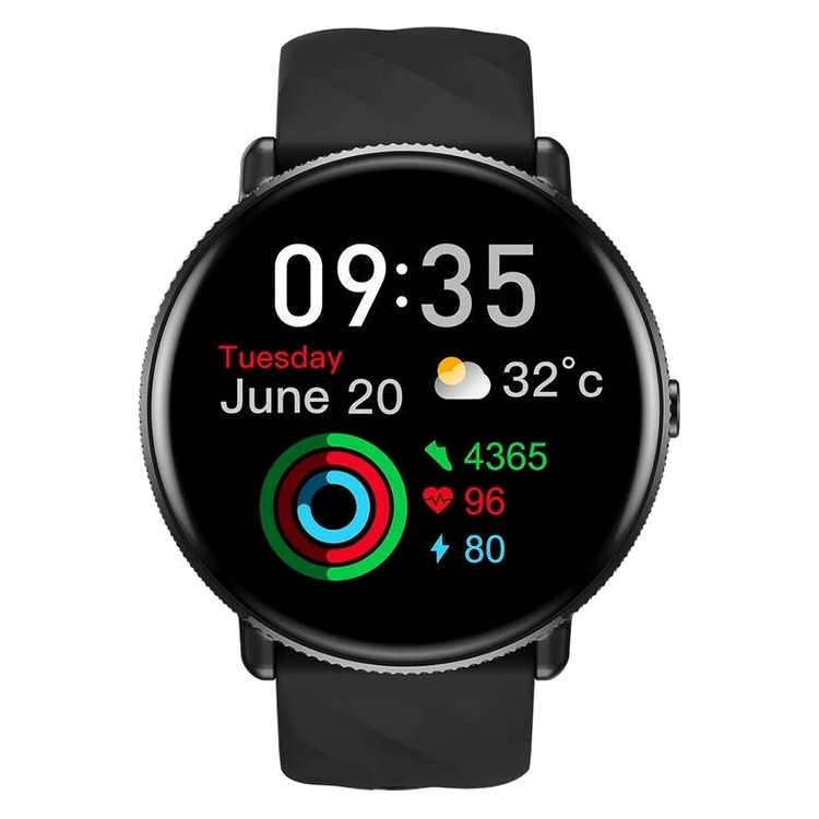 Zeblaze Smartwatch GTR 3 Pro Black 1,39 cala AMOLED Ultra HD Mikrofon i głośnik 