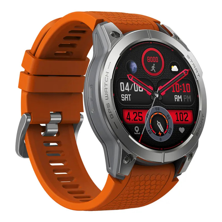 Zeblaze Smartwatch Stratos 3 Electric Orange AMOLED GPS IP68 Bluetooth 5