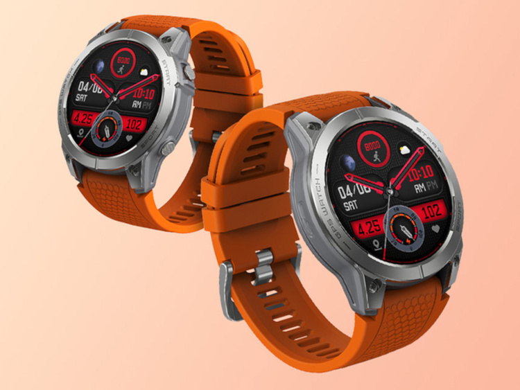 Zeblaze Smartwatch Stratos 3 Electric Orange AMOLED GPS IP68 Bluetooth 5