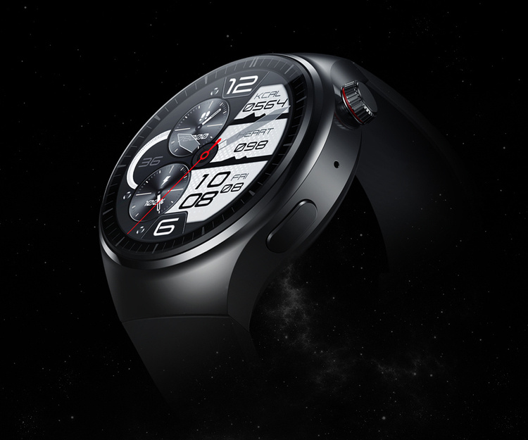 Zeblaze Smartwatch Thor Ultra Interstellar Black Międzygwiezdny czarny z Gumowym paskiem