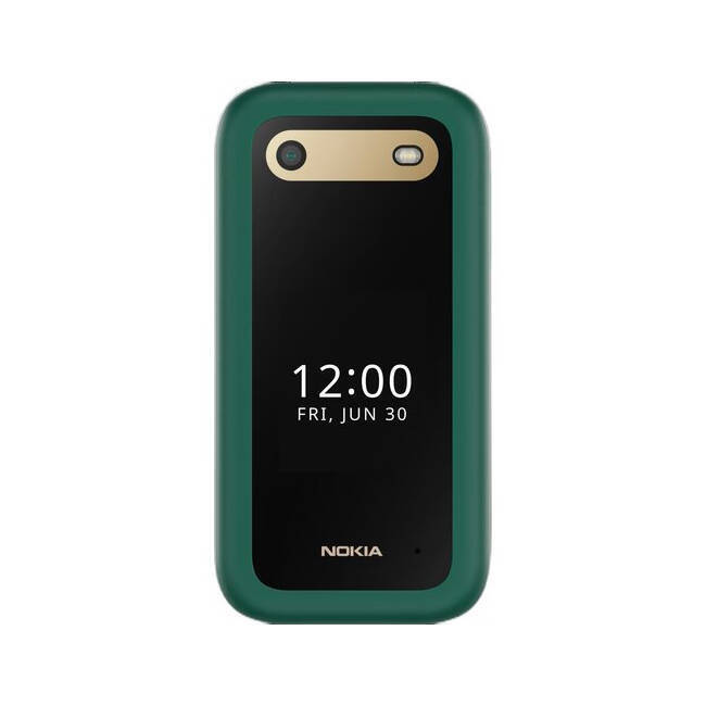 Zestaw Nokia 2660 4G Flip Dual Sim Zielona + Stacja Ładująca /OUTLET