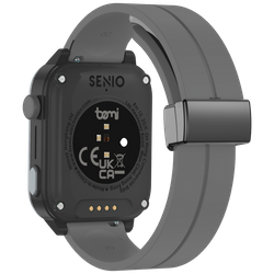 Bemi SmartWatch Senio Szary + Pasek Silikonowy Szary