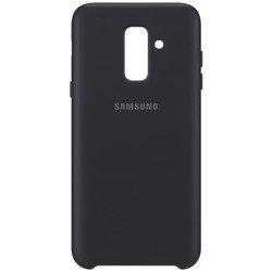 Etui Samsung Dual Layer Cover Czarne do Galaxy A6+ (EF-PA605CBEGWW)