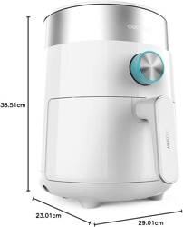 Frytkownica beztłuszczowa Cecotec Cecofry Essential Rapid Sun Touch Air Fryer Biała 2.5l