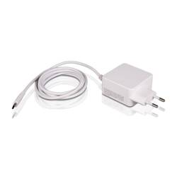 Ładowarka sieciowa zasilacz do laptopów Whitenergy 5V/3A 9V/3A 12V/3A 15V/3A 20V/2.25A AC 230V USB-C Biały