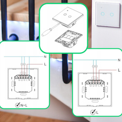 NOUS LZ2 Zigbee Smart Switch Inteligentny włącznik światła 