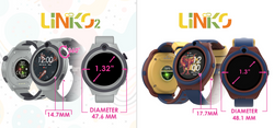 Smartwatch Dla Dzieci Bemi Linko2 Fioletowy