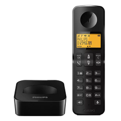 TELEFON STAJONARNY PHILIPS D2601B/53 BEZPRZEWODOWY