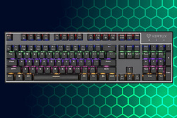 Vertux Klawiatura Mechaniczna Blue anti-ghosting MECH Tactical QWERTY RGB