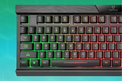 Vertux Klawiatura Mechaniczna Tactile anti-ghosting MECH Amber QWERTY RGB