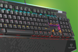 Vertux Klawiatura Mechaniczna Tactile anti-ghosting MECH Tungsten QWERTY RGB