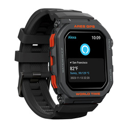 Zeblaze Smartwatch Ares GPS Lava Black wsparcie asystenta głosowego dla Alexa