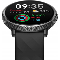 Zeblaze Smartwatch GTR 3 Pro Black 1,39 cala AMOLED Ultra HD Mikrofon i głośnik 