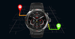 Zeblaze Smartwatch Stratos 2 Black AMOLED GPS Wodoodporność 5ATM  Monitor zdrowia 