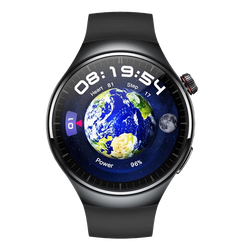 Zeblaze Smartwatch Thor Ultra Interstellar Black Międzygwiezdny czarny z Gumowym paskiem