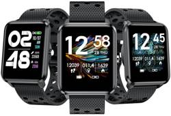 Zestaw Smartwatch Bemi KIX-M Czarny + Słuchawki BT Bemi Tutti Czarne